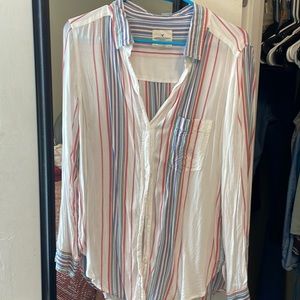 America eagle long sleeve, oversized fit button up